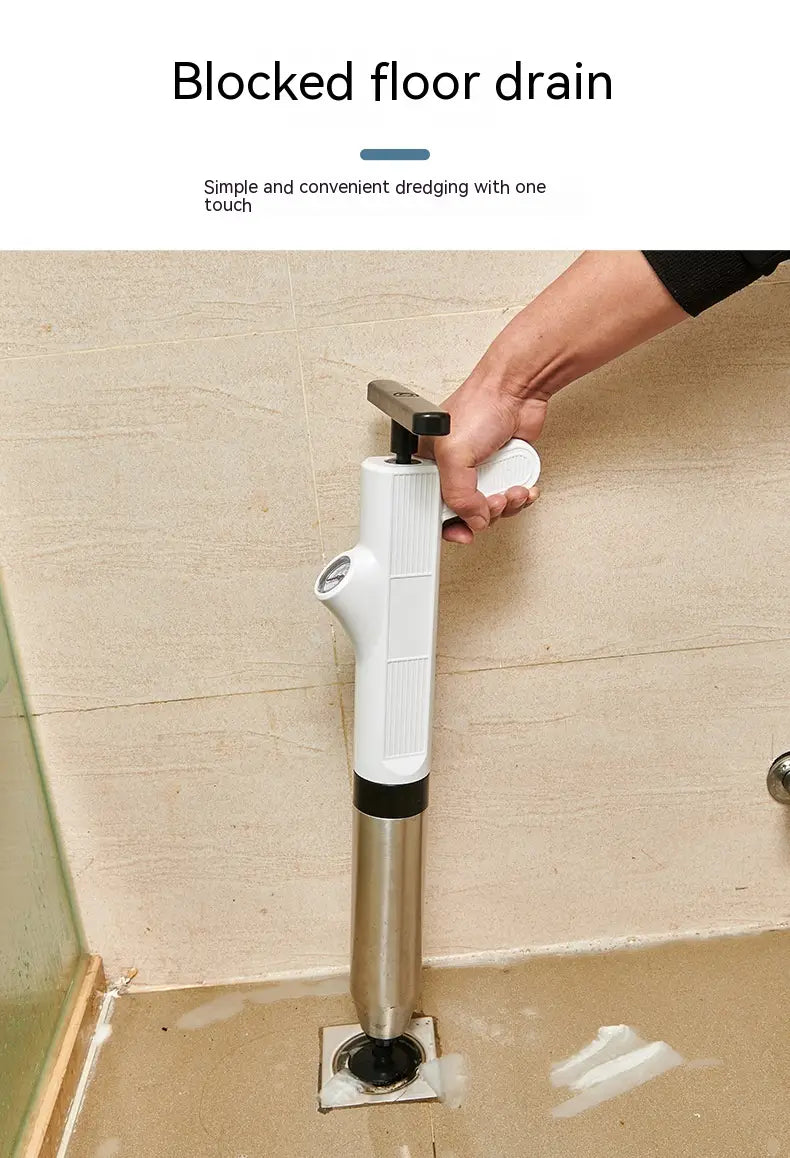 Toilet Household Pipe Unclogging Artifact Sewer Toilet Kitchen Dredging Tool Toilet Blocked Toilet Plunger
