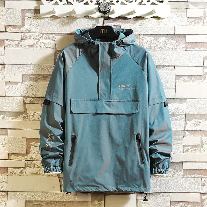 Two Reflective Hoodie Jackets For Men