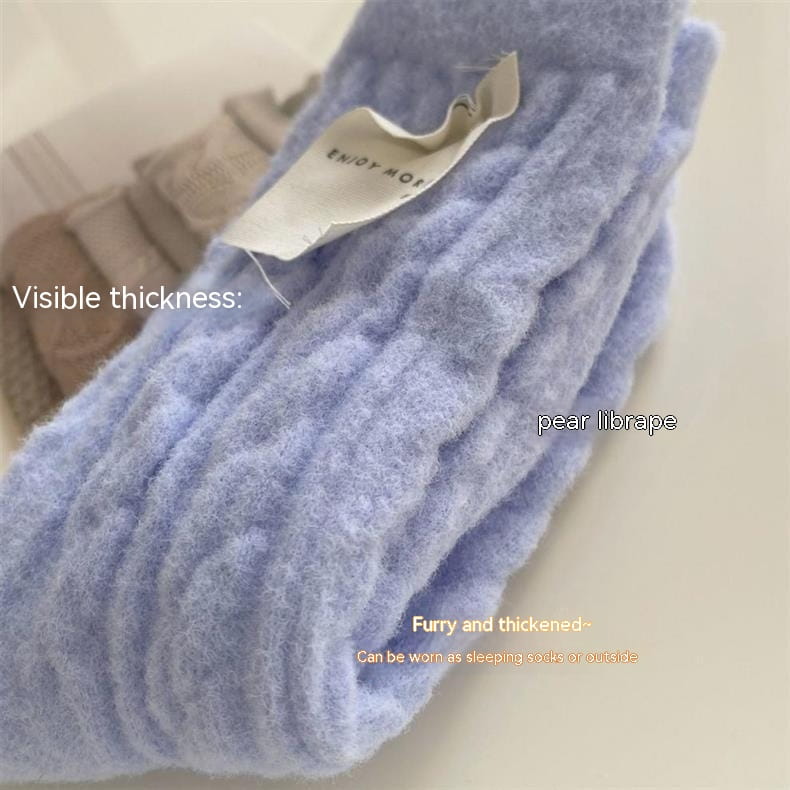 Warm With Velvet Thick Socks Children