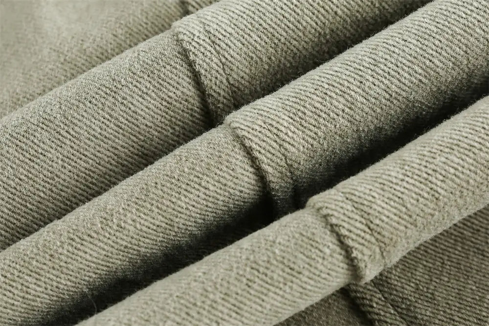 Stitching Hollow Lace Lapel Denim Coat Men