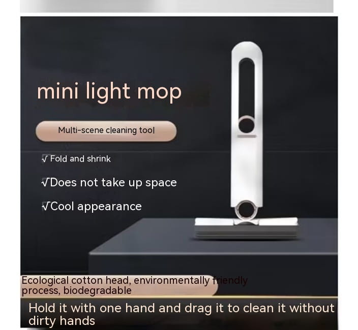 Mini Mops Floor Cleaning Sponge Squeeze Mop Household Cleaning Tools Home Car Portable Wiper Glass Screen Desk Cleaner
