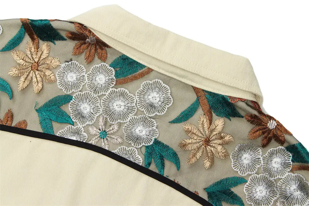 Stitching Lace Coat For Men And Women