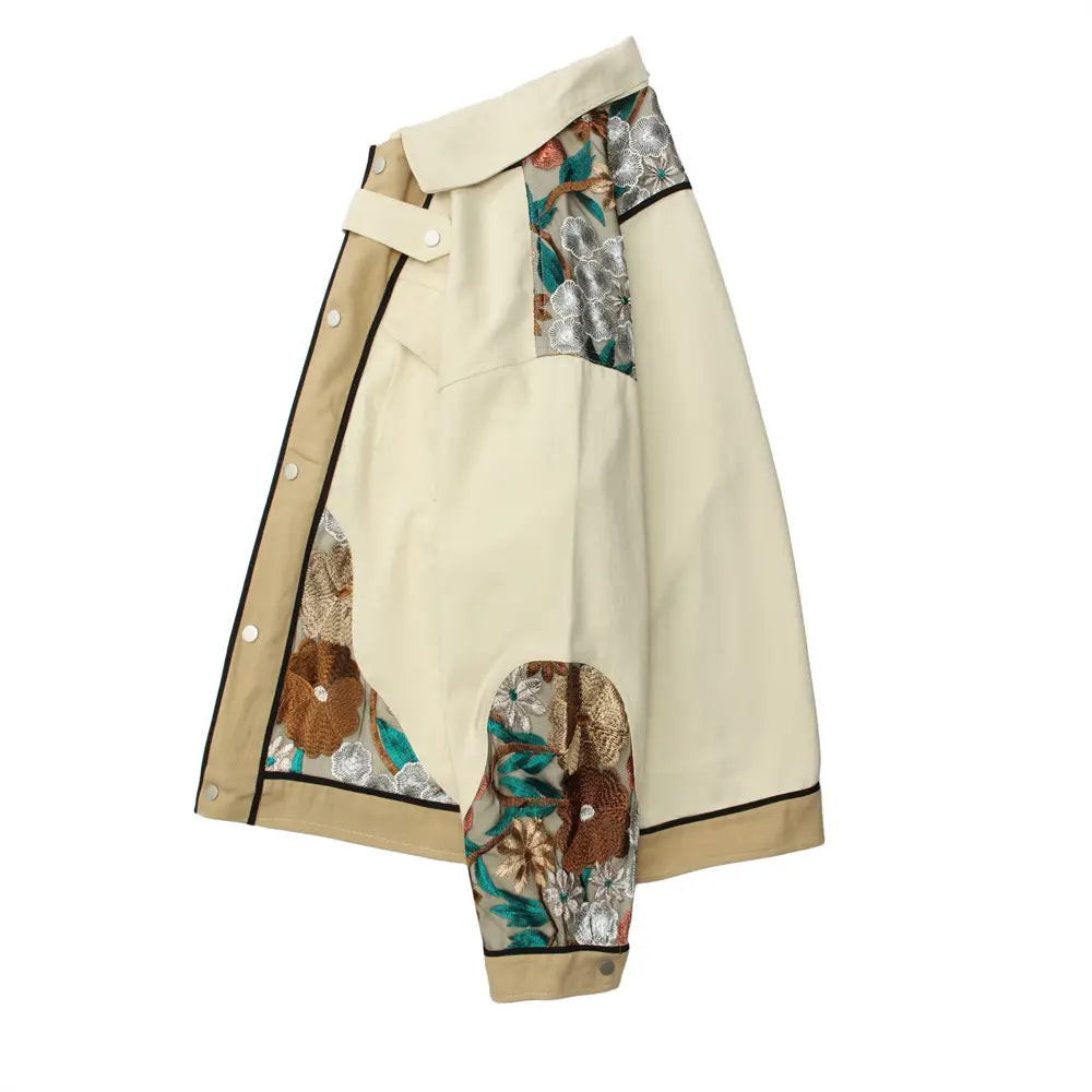 Stitching Lace Coat For Men And Women