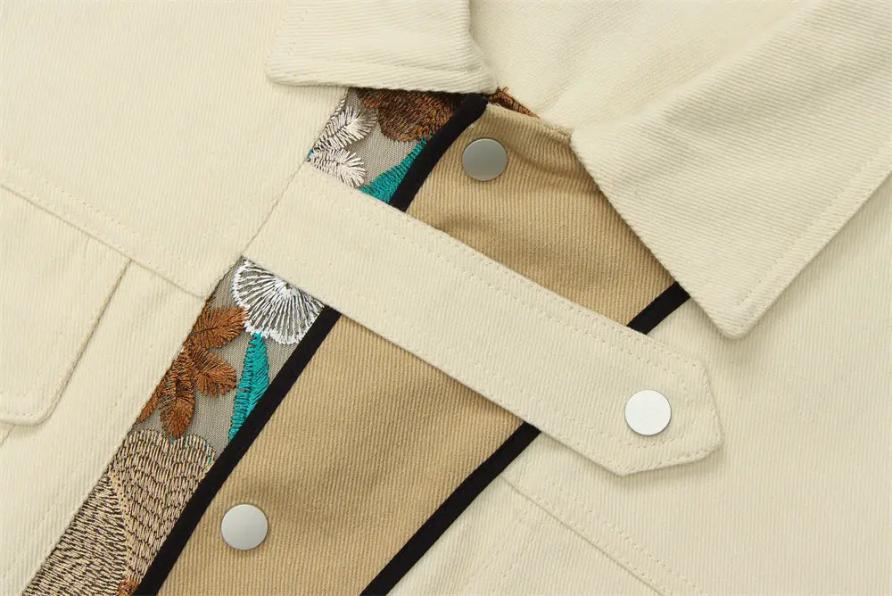Stitching Lace Coat For Men And Women