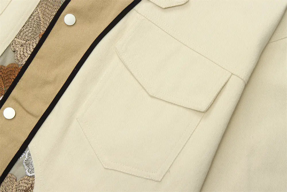 Stitching Lace Coat For Men And Women