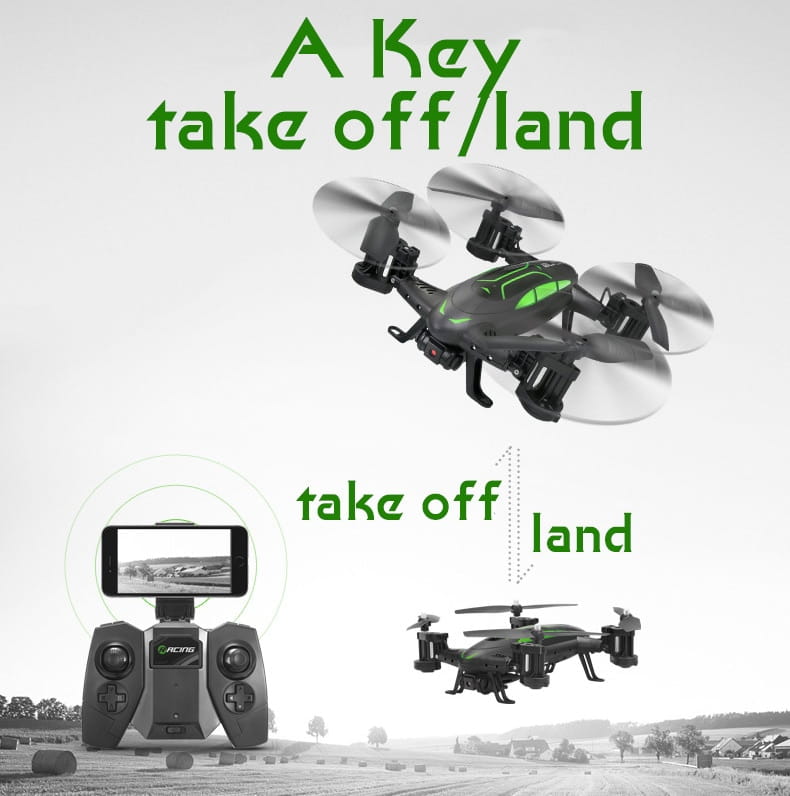 OTRC FY602 Air-Road RC Drone Car 2 in 1 Flying Car 2.4G RC Quadcopter Drone 6-Axis 4CH Helicopter With HD Camera High