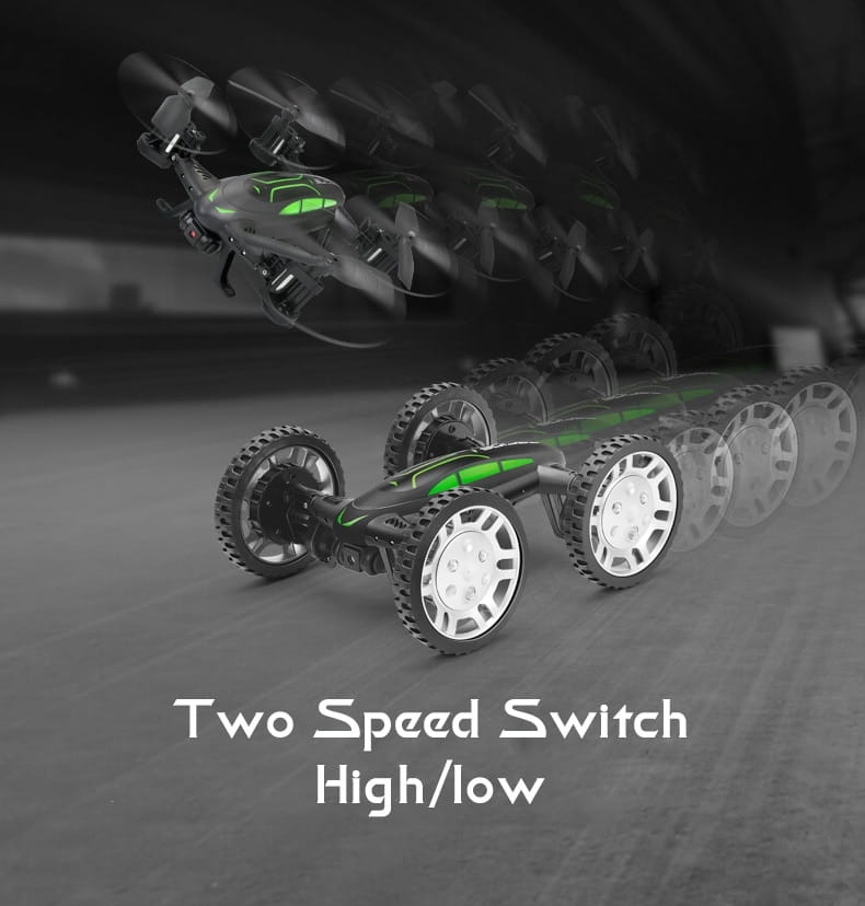 OTRC FY602 Air-Road RC Drone Car 2 in 1 Flying Car 2.4G RC Quadcopter Drone 6-Axis 4CH Helicopter With HD Camera High