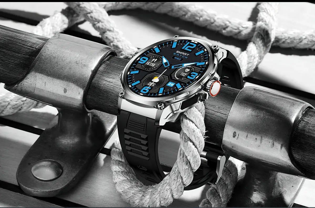 HD Large Screen Smart Watch Bluetooth Calling Heart Rate Blood Oxygen Monitoring