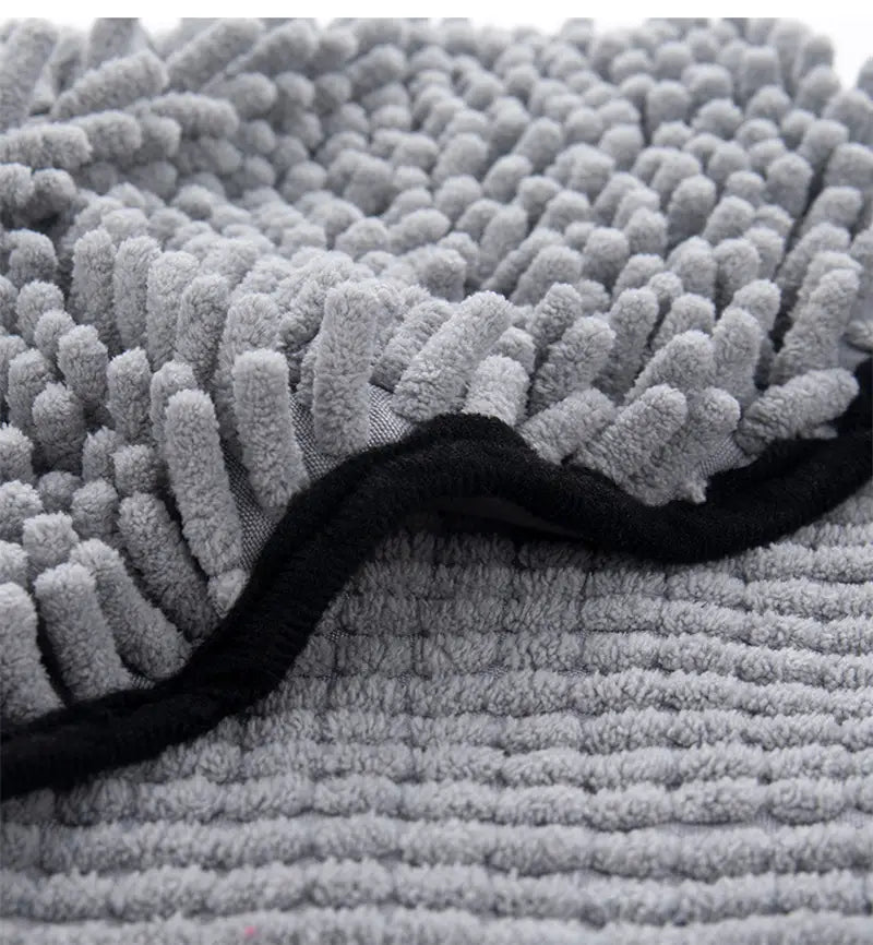 Dogs Cats Towels Super Absorbent Dog Bathrobe Microfiber Bath Towels Quick-Drying Cat Bath Towel For Pets Towel Dog