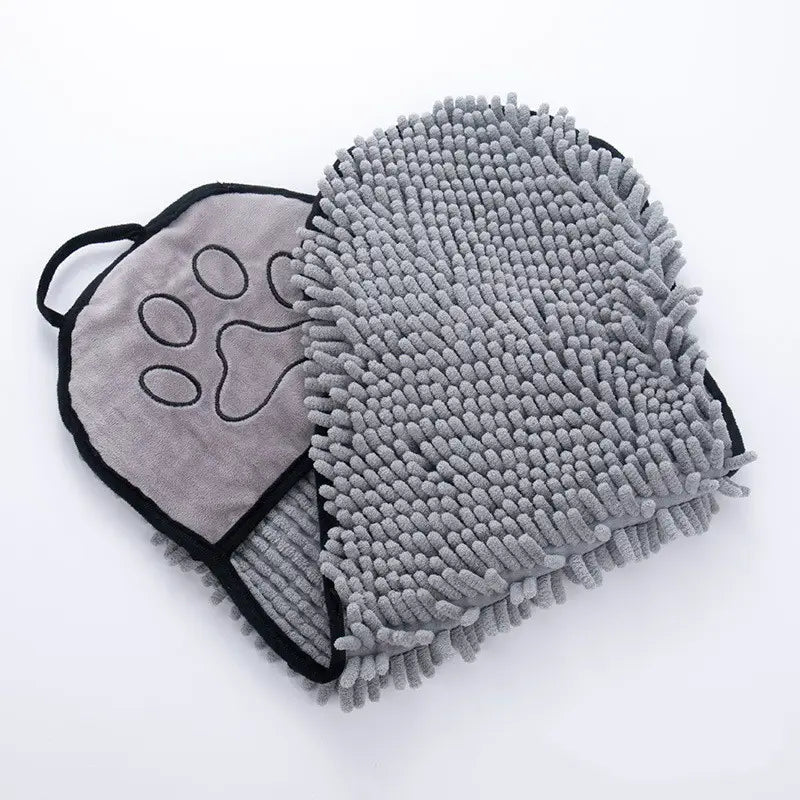 Dogs Cats Towels Super Absorbent Dog Bathrobe Microfiber Bath Towels Quick-Drying Cat Bath Towel For Pets Towel Dog