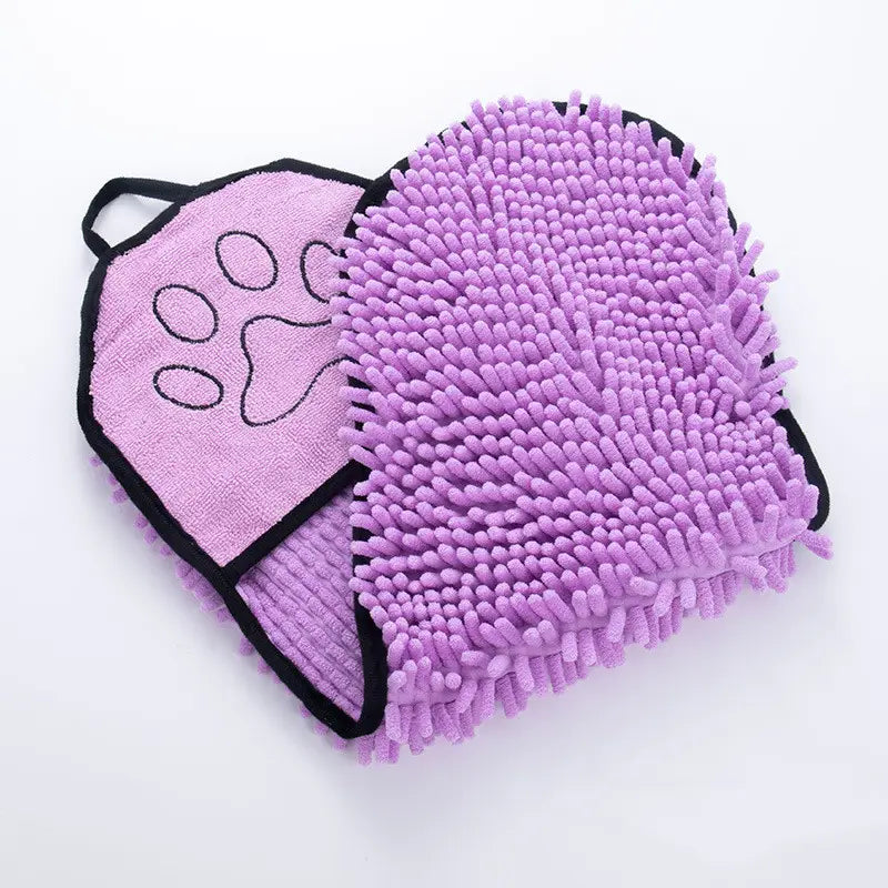 Dogs Cats Towels Super Absorbent Dog Bathrobe Microfiber Bath Towels Quick-Drying Cat Bath Towel For Pets Towel Dog