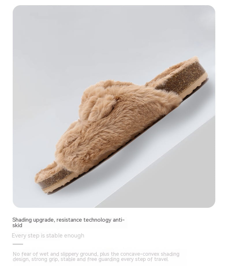 Women’s Outer Wear Warm Winter Cotton Slippers