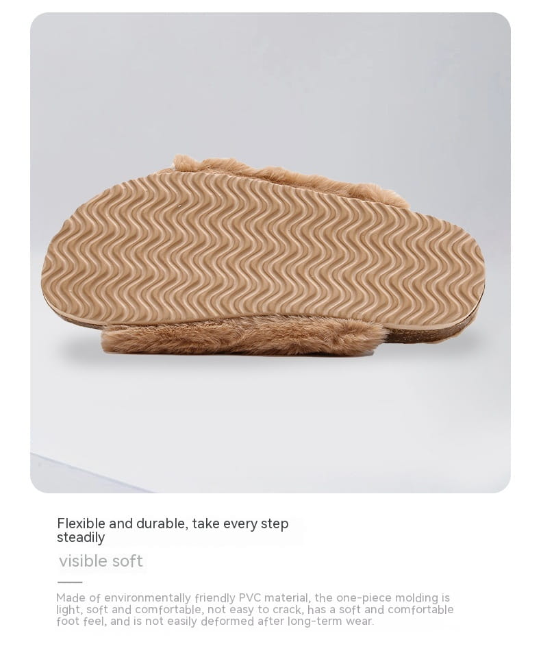 Women’s Outer Wear Warm Winter Cotton Slippers