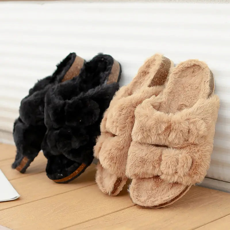 Women’s Outer Wear Warm Winter Cotton Slippers