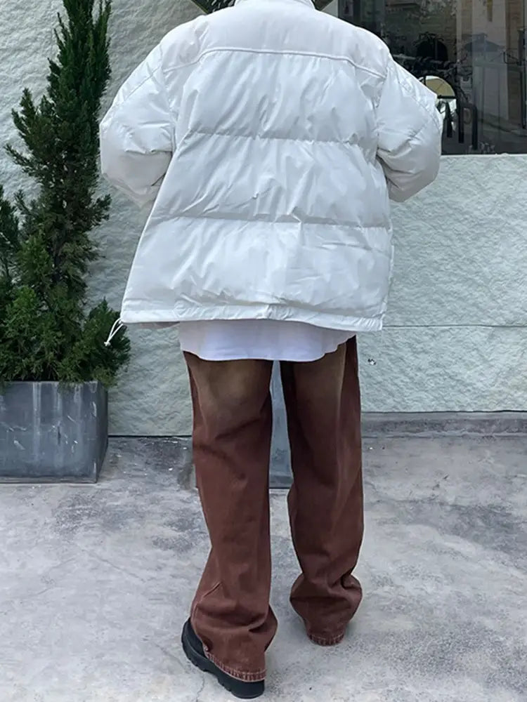 American Retro Gradient Washed Casual Trousers Men