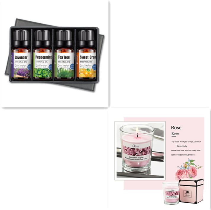 Essential Oil 4 Sticks Set