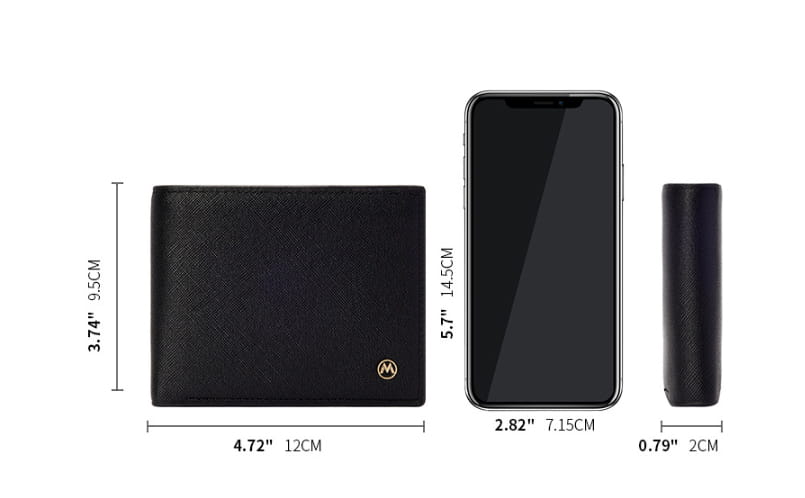 Men’s Wallet Casual Cross Pattern