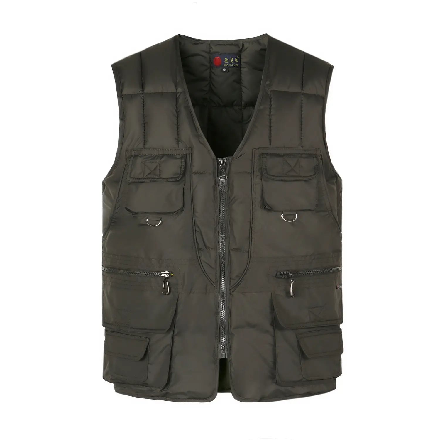 Middle-aged And Elderly Down Cotton Casual Vest Men