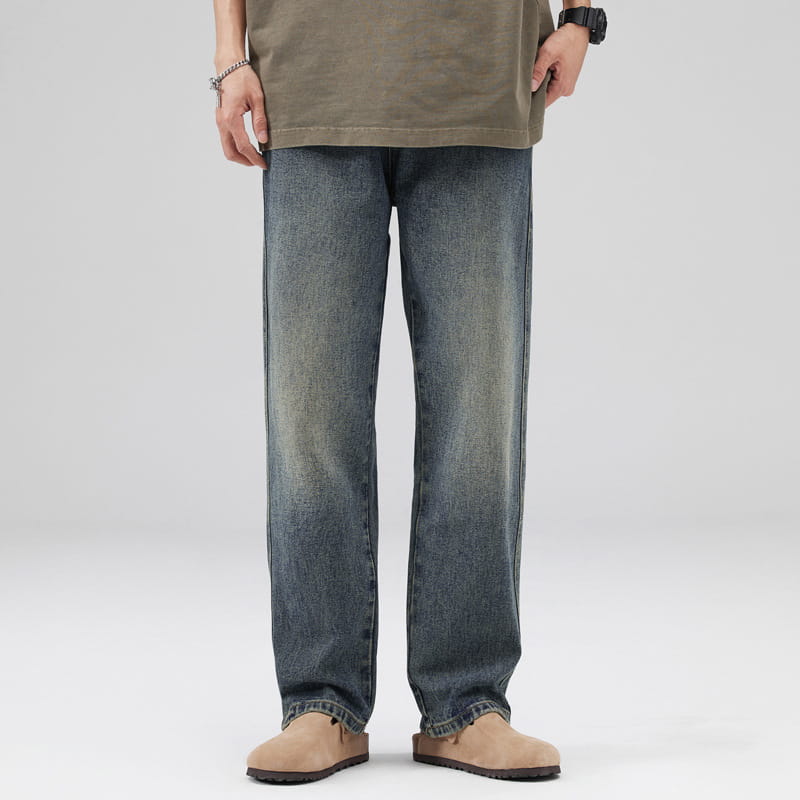 Men’s Plus Size Loose Wide-leg Straight Pants