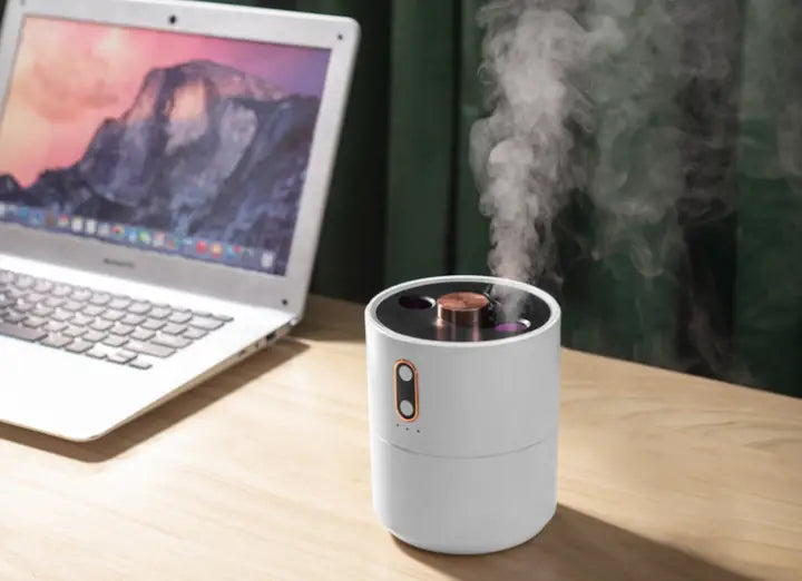 Essential Oil Diffuser Volcanic Flame Aroma USB Portable Jellyfish Air Humidifier Night Light Lamp Fragrance Humidifier