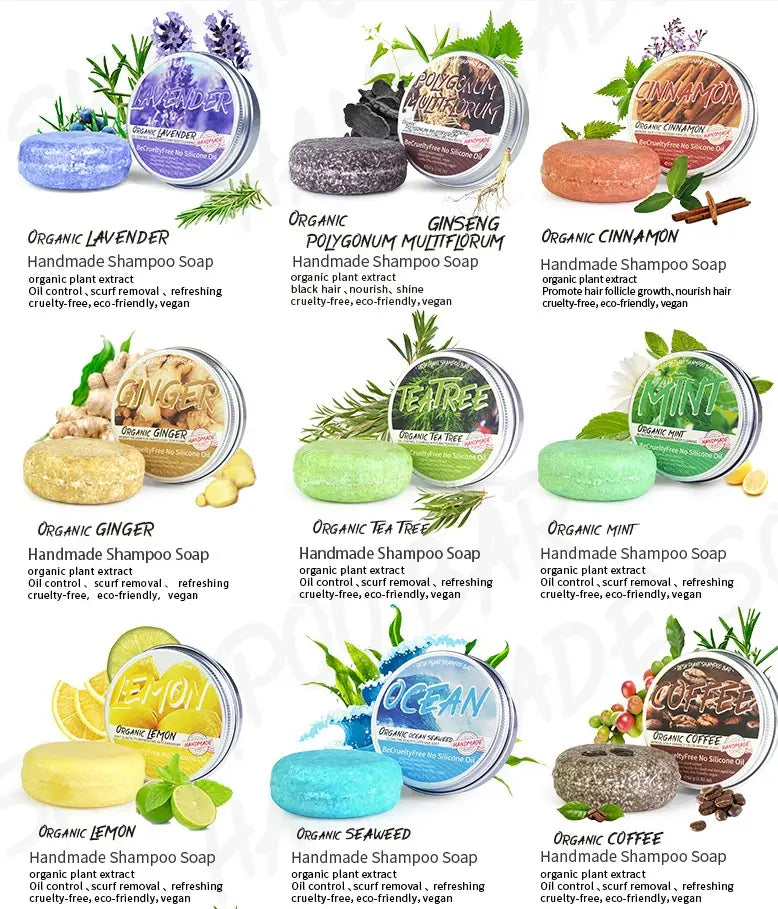 Ginger Shampoo Soap Anti-dandruff Refreshing