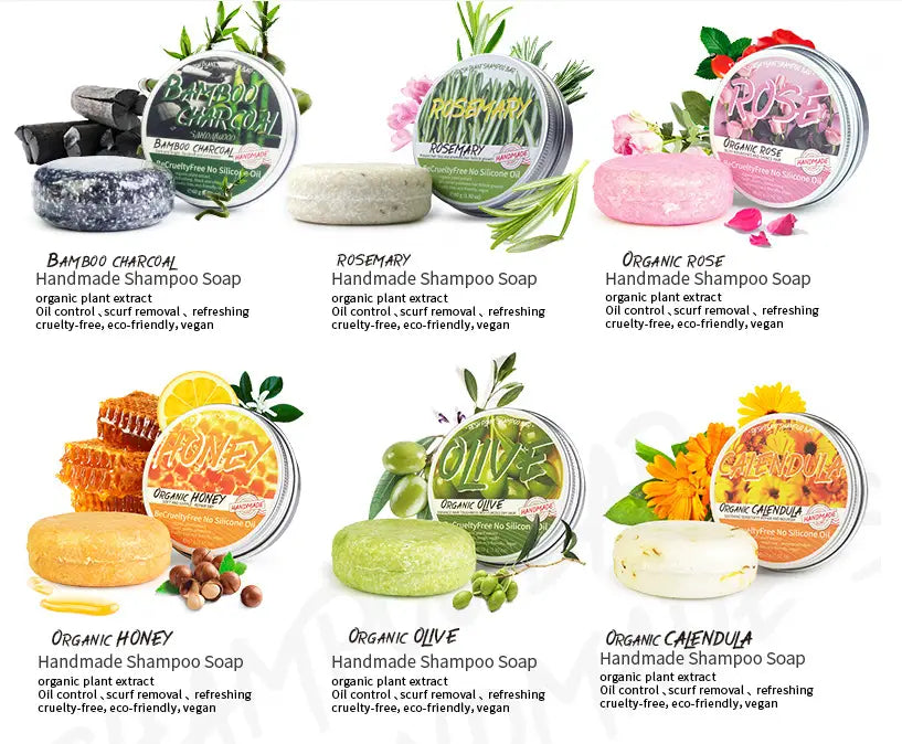 Ginger Shampoo Soap Anti-dandruff Refreshing