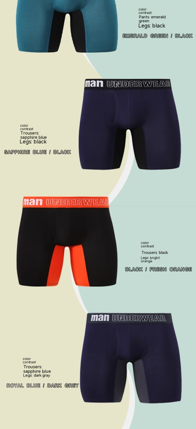 Bamboo Fiber Long Open Men’s Underwear