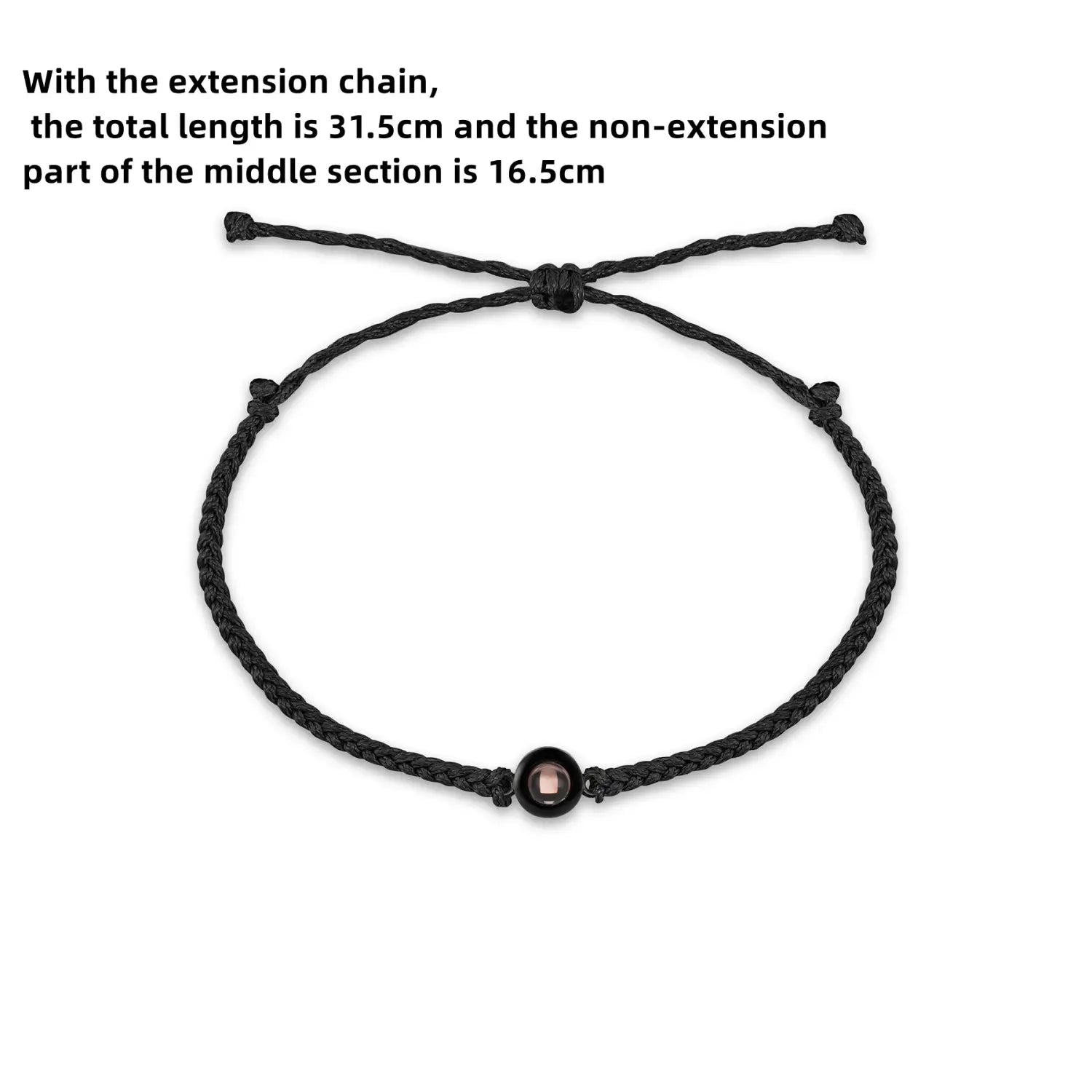 Creative Customized Color Photo Projection Bracelet Hand Woven Lovers Personality Jewelry For Men And Women Valentine’s