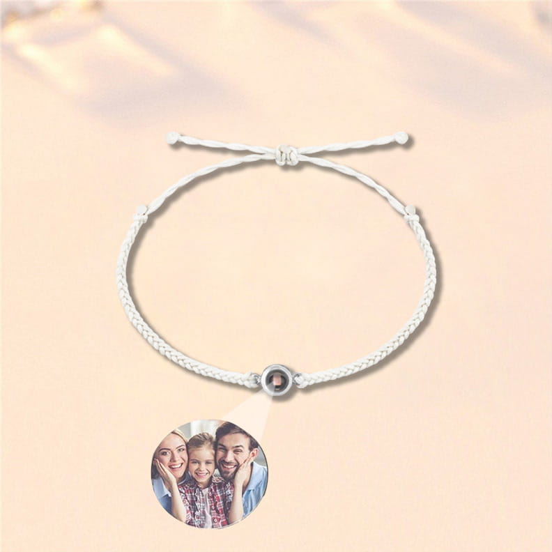 Creative Customized Color Photo Projection Bracelet Hand Woven Lovers Personality Jewelry For Men And Women Valentine’s