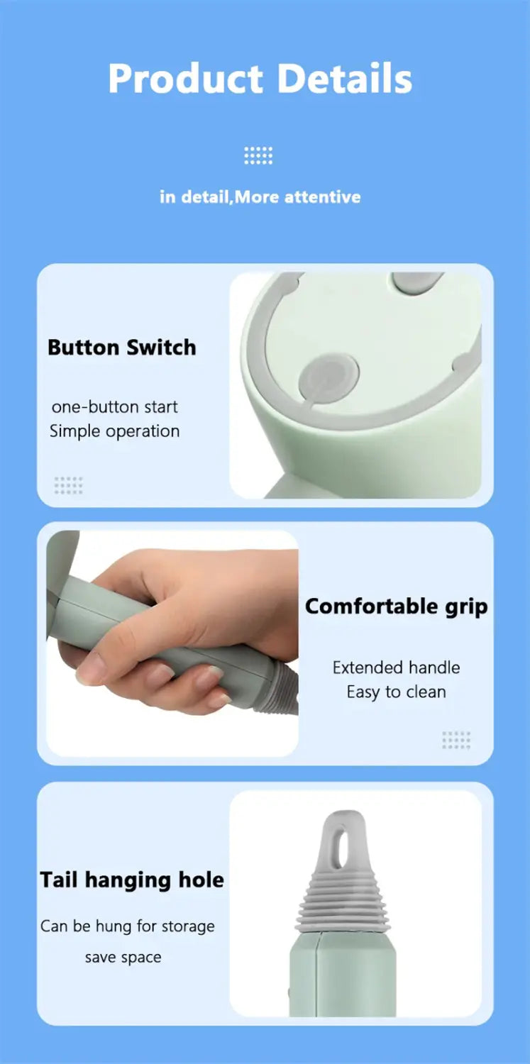 Electric Cleaning Brush Dishwashing Brush Automatic Wireless USB Rechargeable Professional Kitchen Bathtub Tile