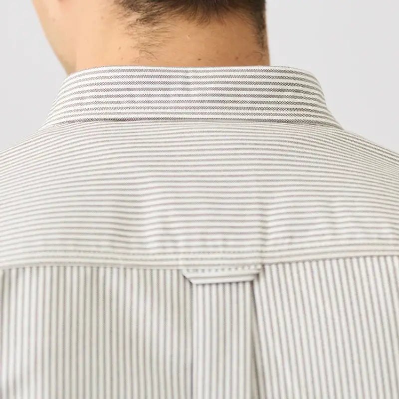 Oxford Vintage Stripe Casual Long-sleeved Shirt For Men