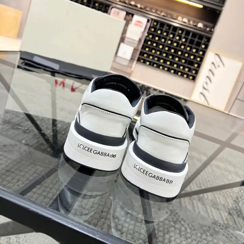 Trendy Breathable Leather Casual Men’s Top Layer Cowhide Winter Lace-up Fashion Sneakers Comfortable