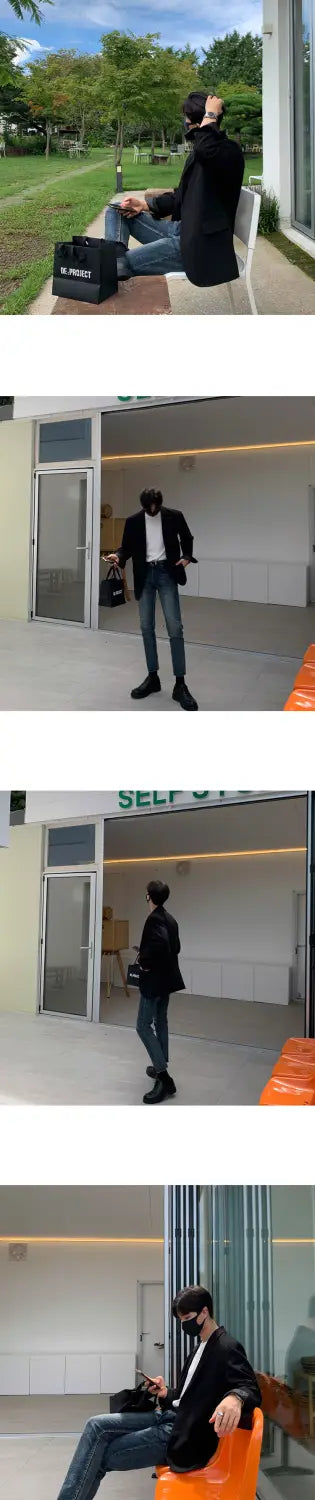 High-Grade Small Suit Men Loose Korean Style Trendy Single-West Coat