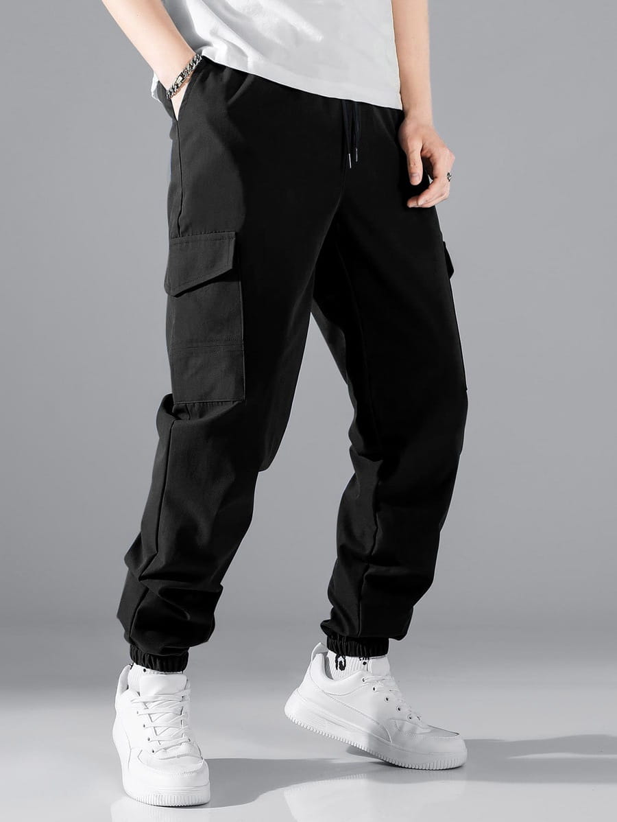 Men’s Multi-pocket Workwear Pants High Street