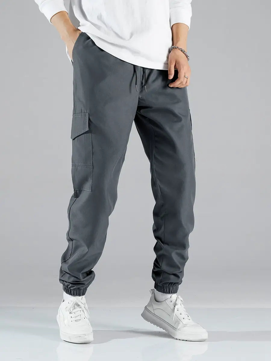 Men’s Multi-pocket Workwear Pants High Street