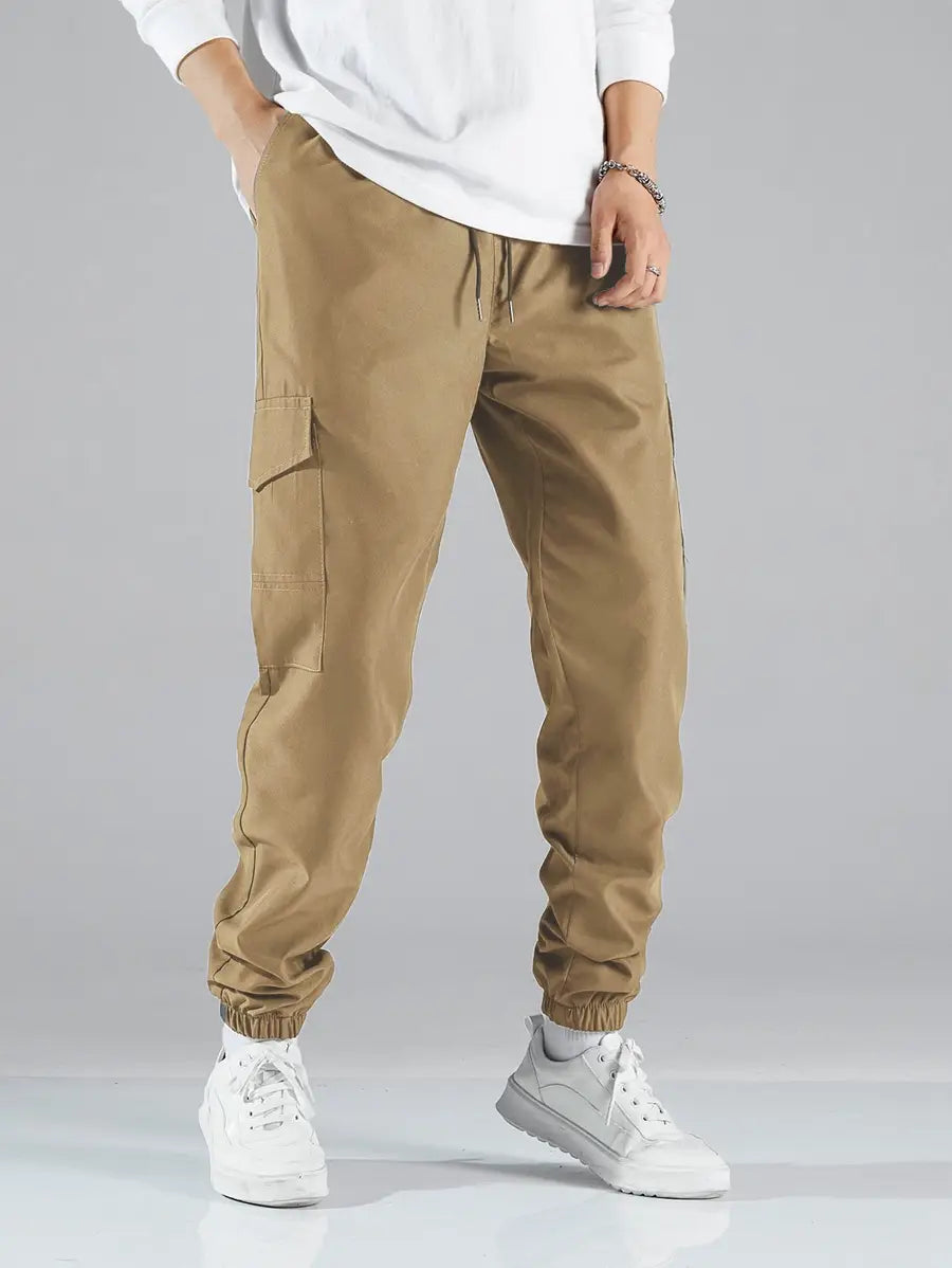 Men’s Multi-pocket Workwear Pants High Street