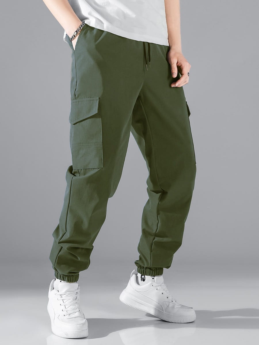 Men’s Multi-pocket Workwear Pants High Street