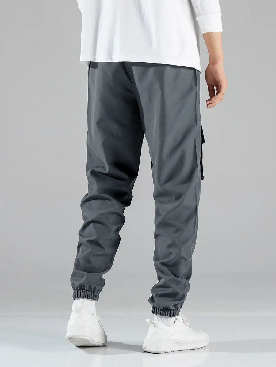 Men’s Multi-pocket Workwear Pants High Street