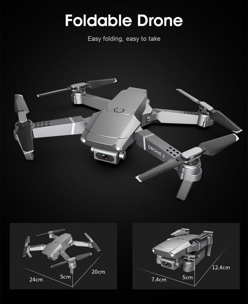 E68 Quadcopter Folding Drone