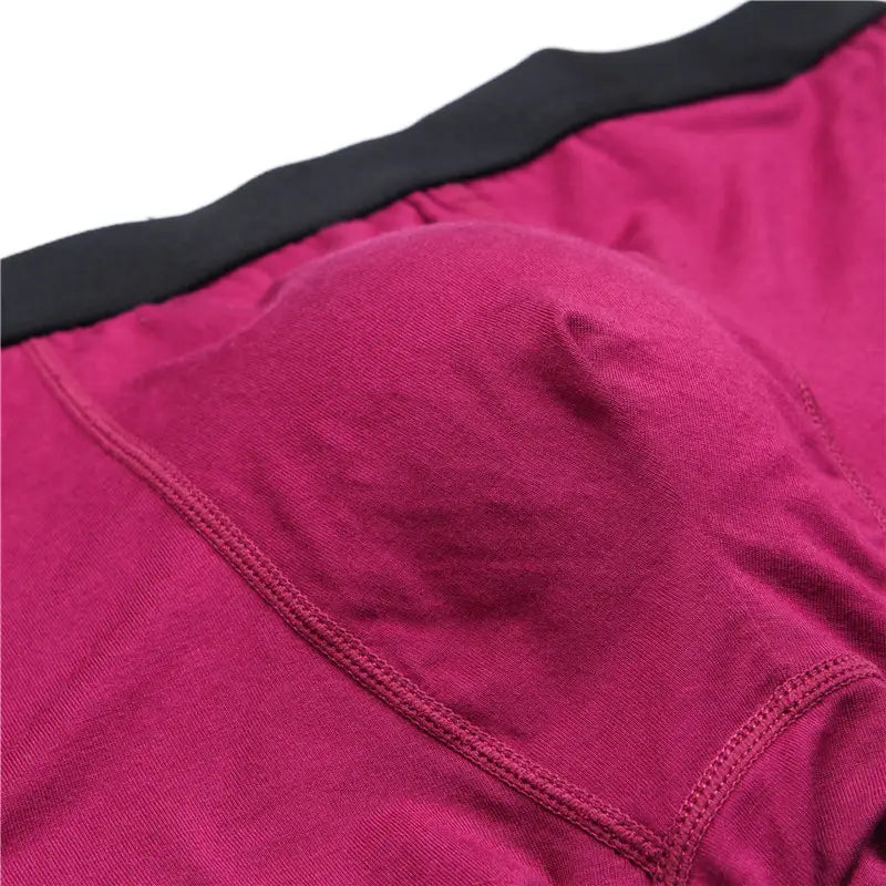 Pure Color Bamboo Fiber Men Underwear