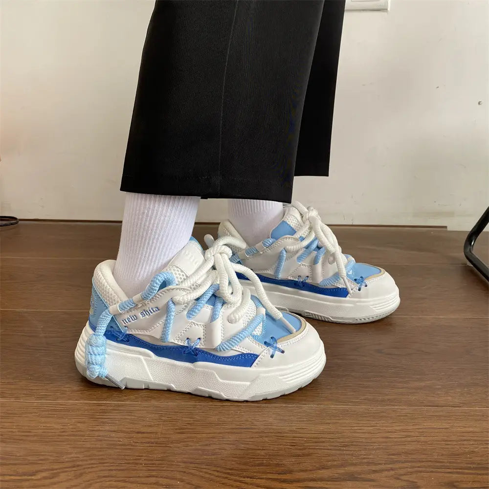 Korean Style Women’s Dad Shoes Versatile Student Casual Platform