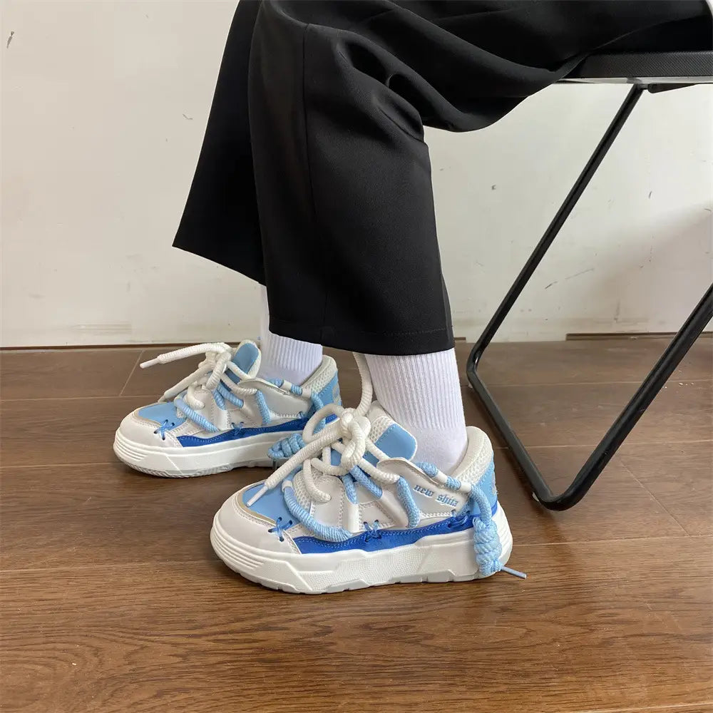 Korean Style Women’s Dad Shoes Versatile Student Casual Platform