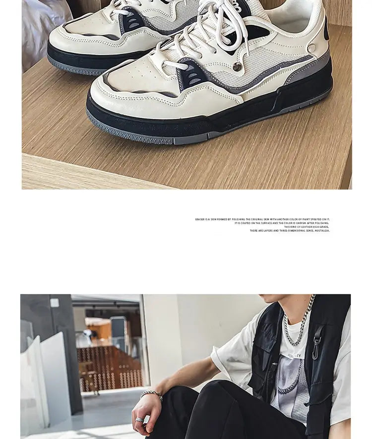 Men’s Low-top Mesh Board Shoes Korean Casual