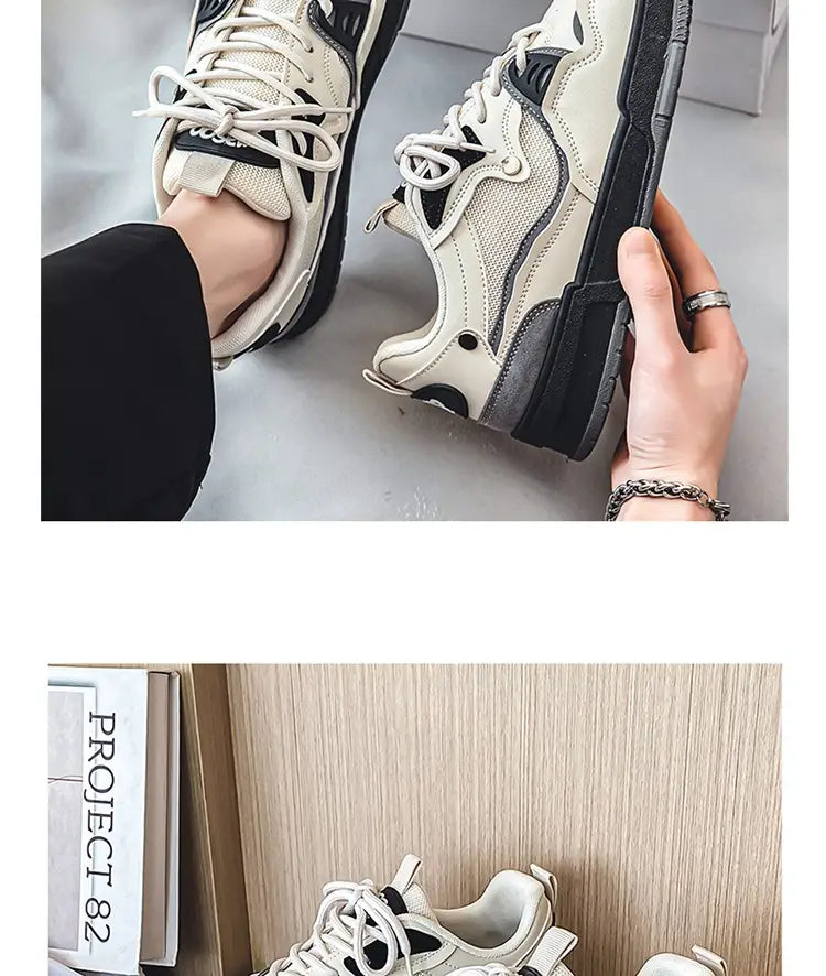 Men’s Low-top Mesh Board Shoes Korean Casual