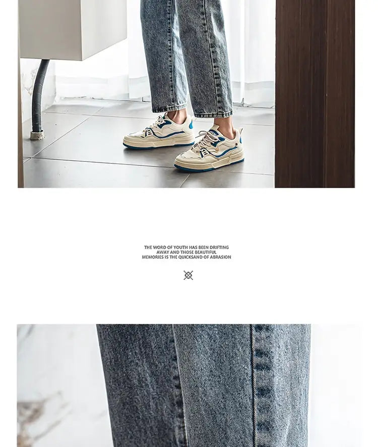 Men’s Low-top Mesh Board Shoes Korean Casual