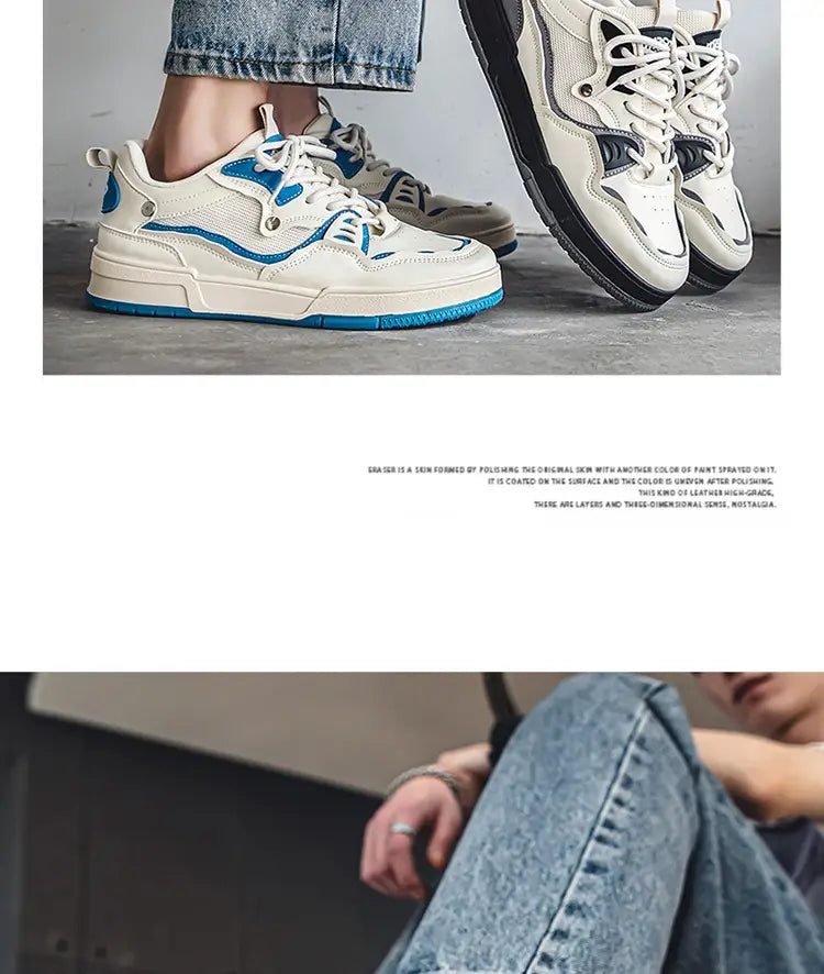 Men’s Low-top Mesh Board Shoes Korean Casual