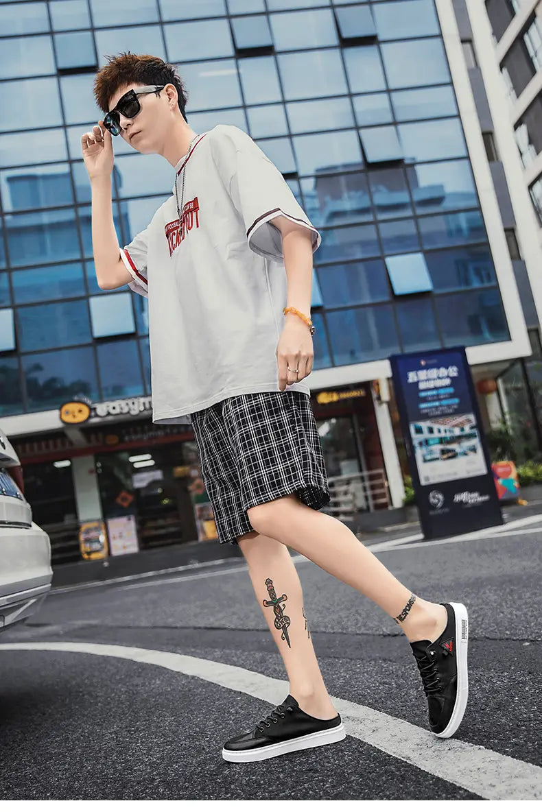 Men’s Summer Wear Breathable Deodorant Slip-on Lofter Half Slippers Casual Sports Heel-free Fashion Shoes