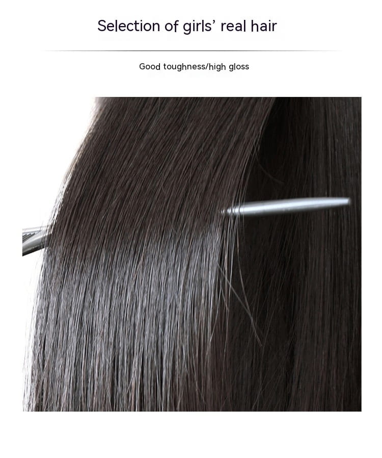 Women’s Wig Seamless Artificial Hair Full-head Wig Long Curly Hair