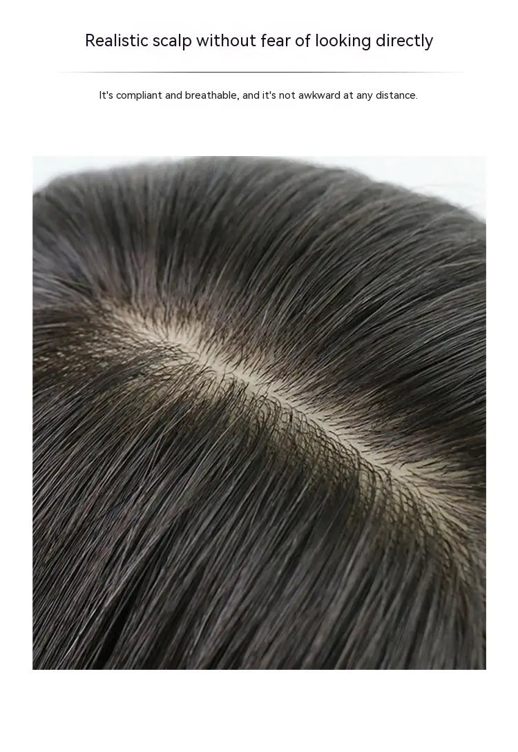 Women’s Wig Seamless Artificial Hair Full-head Wig Long Curly Hair