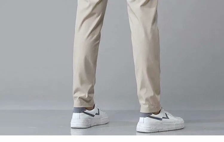 Drawstring Trousers Thin Casual Pants Korean Version Loose Straight Sweatpants Mens Clothing